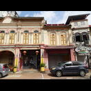 Typische Häuser im Chinesenviertel von Kuala Terengganu